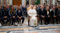 Papa: o esporte contribui para encontros pacíficos entre os povos e para a fraternidade