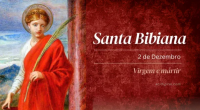 Hoje é celebrada santa Bibiana, padroeira dos que sofrem de epilepsia e dores fortes