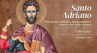 Hoje é dia de santo Adriano, soldado romano que se converteu ao ver a fé dos cristãos