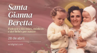 Igreja celebra hoje santa Gianna, padroeira das mães, médicos e crianças por nascer