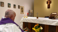 Papa concelebrou a Missa na capela privada do Hospital Gemelli
