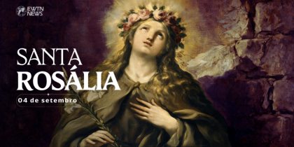 Hoje é celebrada santa Rosália, virgem e eremita