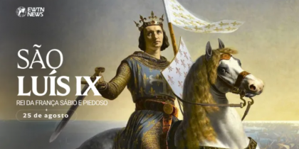 Hoje é dia de são Luís IX, rei da França sábio e piedoso