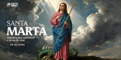 Hoje a Igreja Católica celebra santa Marta, padroeira das cozinheiras e donas de casa