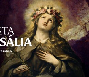 Hoje é celebrada santa Rosália, virgem e eremita