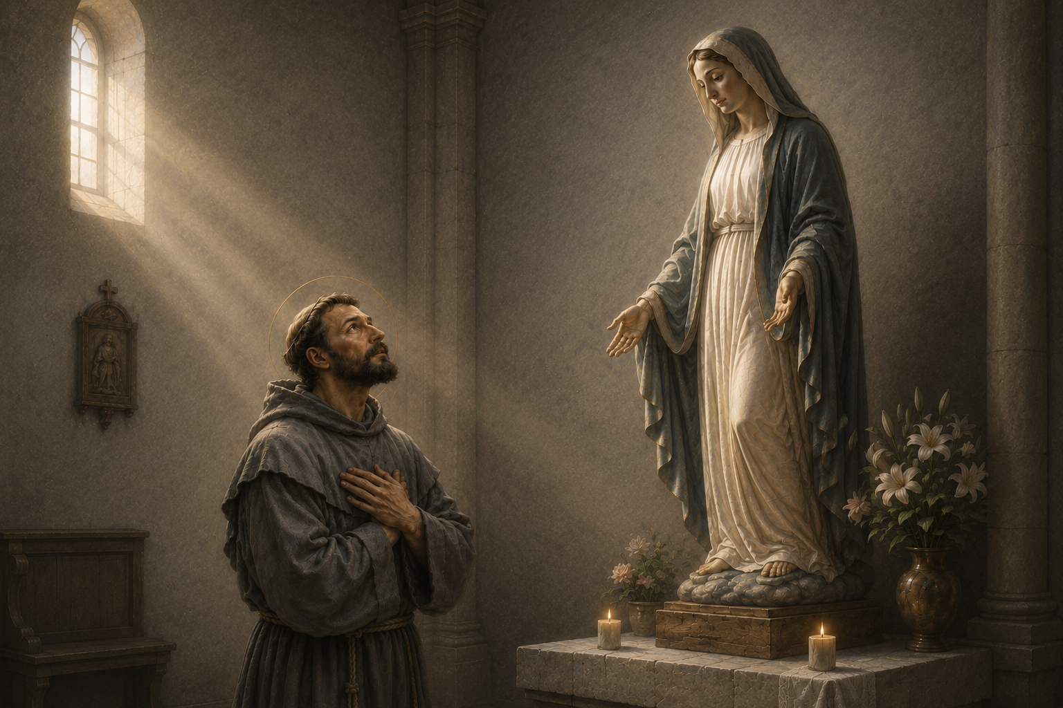 Oração de São Francisco à Virgem Maria